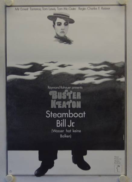 Steamboat Bill Jr. re-release german movie poster